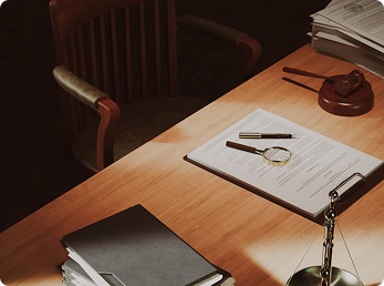 Lawyer desk